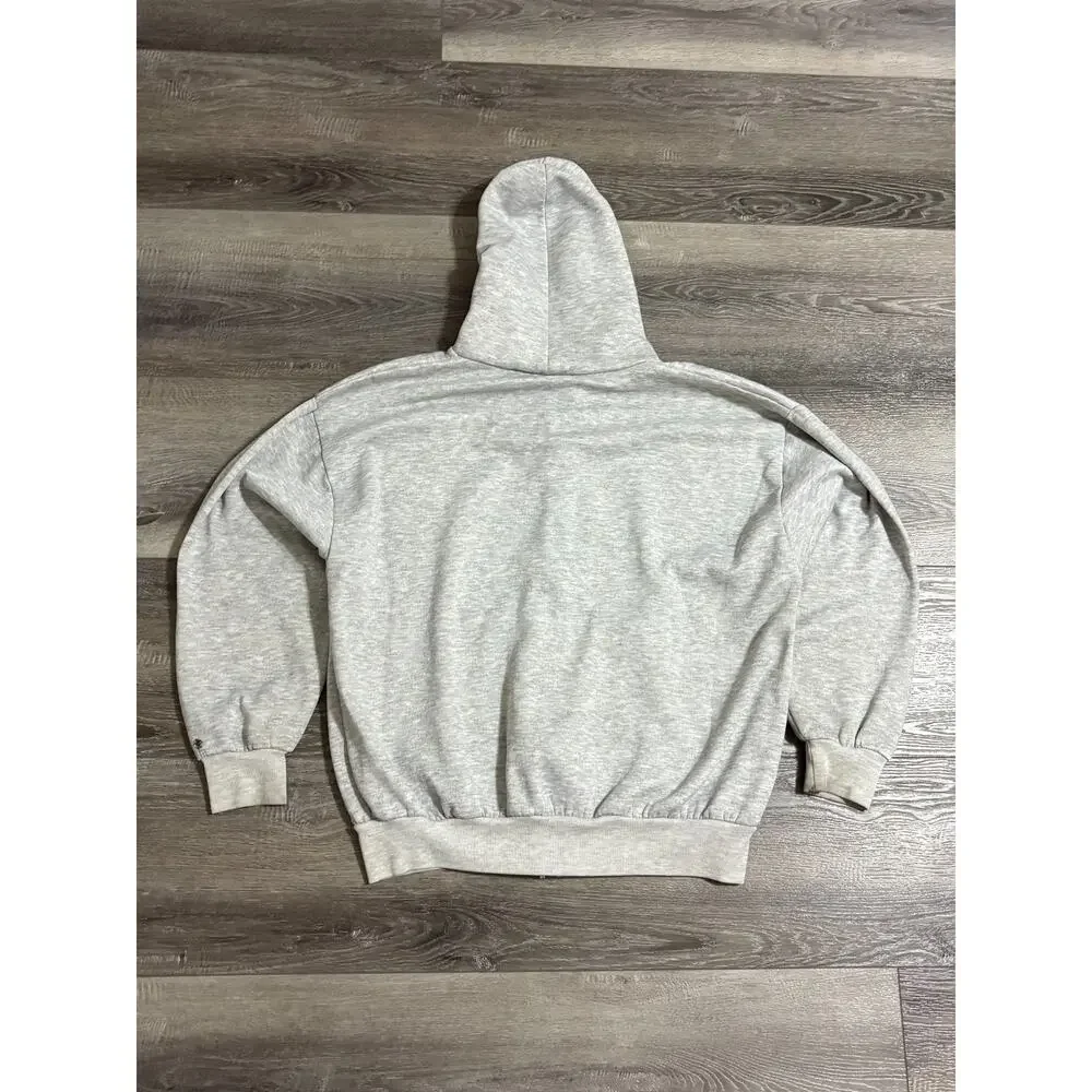 Vintage 90s MacGregor Grey Zip Up Hoodie Retro Y2K Skater Streetwear - Men’s XL